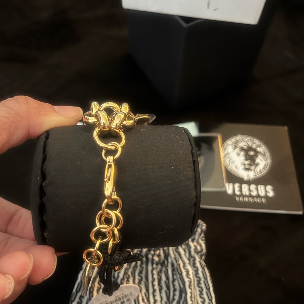 Versus Versace Gold and Black Women's Watch - Picture 2 of 3